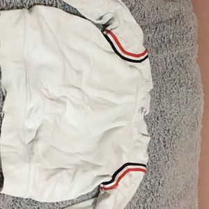 A white sweater